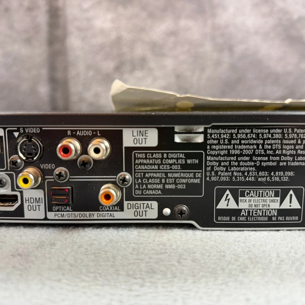 Sony BDP-S350 Blu-ray Disc DVD Player 1080p HDMI BD-Live with Remote Tested